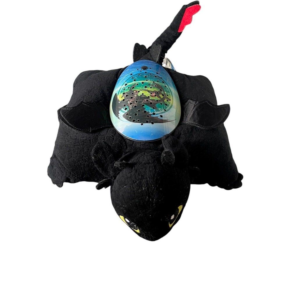 Pillow Pets Toothless Star Projector Sleeptime Plush How To Train Your Dragon - Picture 4 of 7